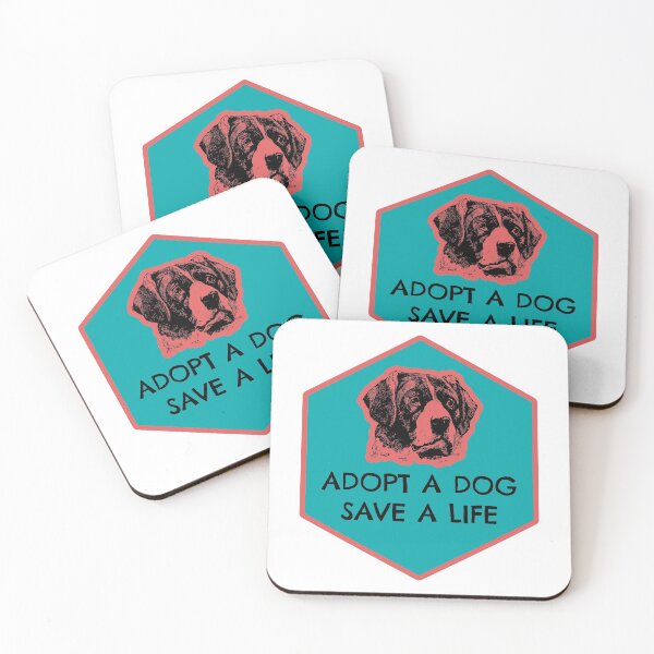 Item preview, Adopt a Dog. Save Lives designed and sold by PodiShawna.
