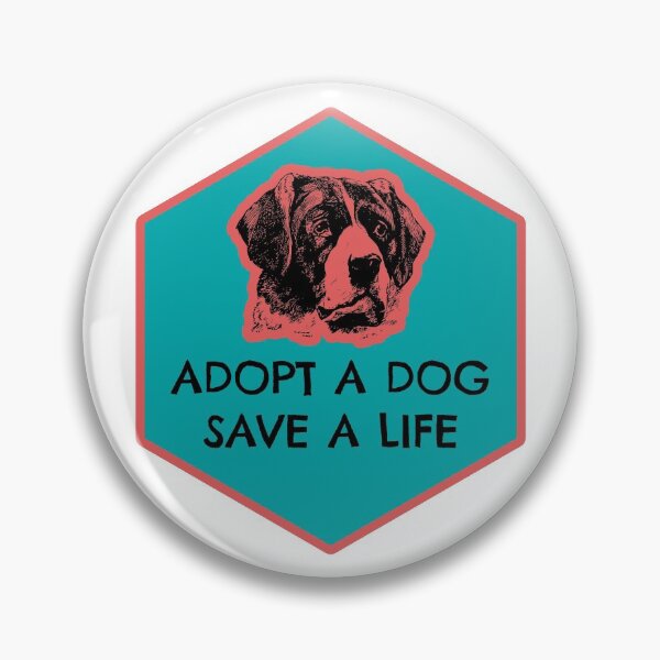 Item preview, Adopt a Dog. Save Lives designed and sold by PodiShawna.