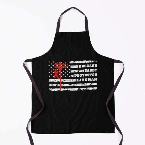 Item preview, Hus Daddy Protector Electric Cable Lineman American Flag designed and sold by aliceshe.