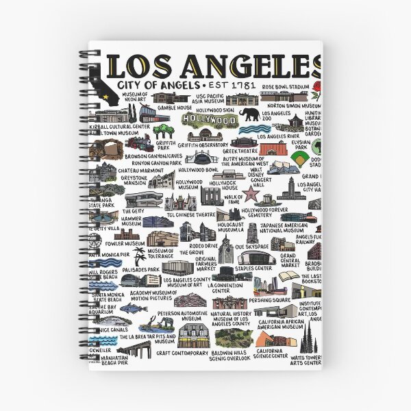 Item preview, Los Angeles Map  designed and sold by fiberandgloss.