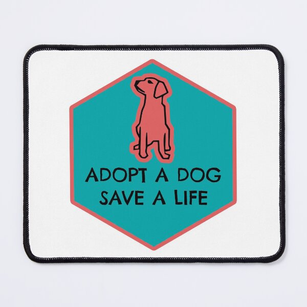 Item preview, Adopt a Dog. Save Lives 2 designed and sold by PodiShawna.