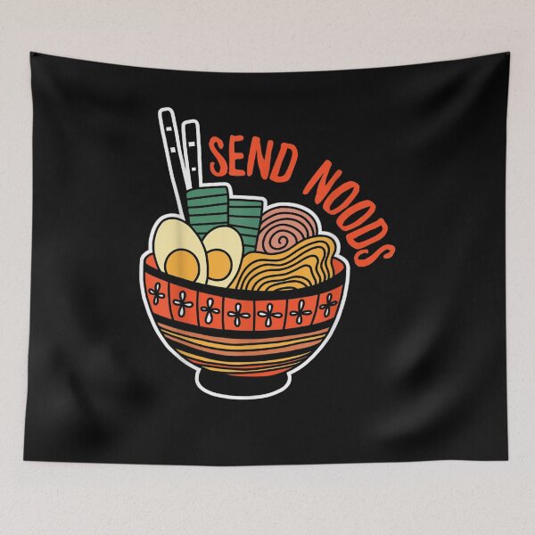 Item preview, Send Noods Ra Noodles Pun Japanese Food Ra Lover designed and sold by aliceshe.