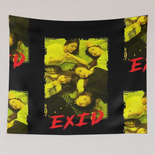 Item preview, EXID Kpop Group Members Yellow Korean Kpop RGB Color Design designed and sold by Piosenka Art.