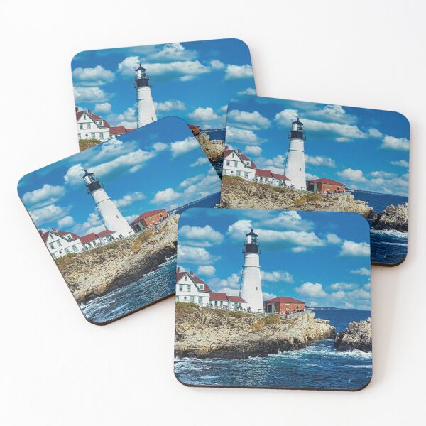 Item preview, Incredible Portland Lighthouse in Landscape designed and sold by Sailmates Reflections.