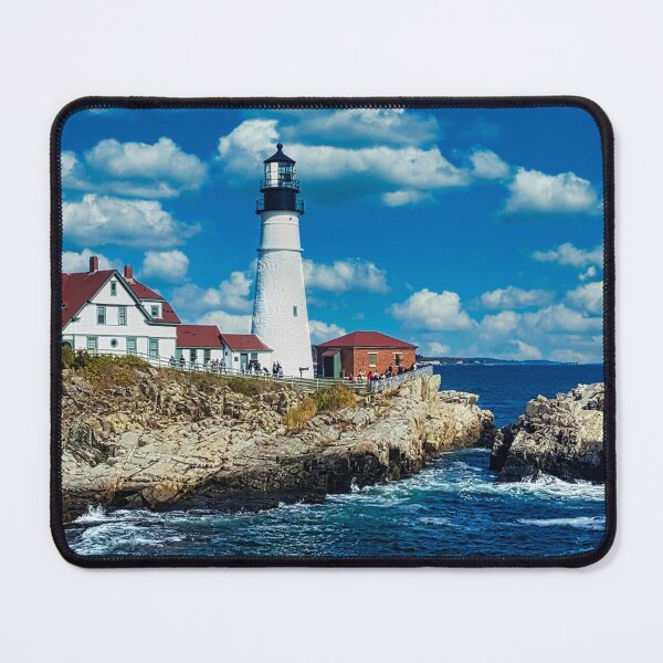 Item preview, Incredible Portland Lighthouse in Landscape designed and sold by Sailmates Reflections.