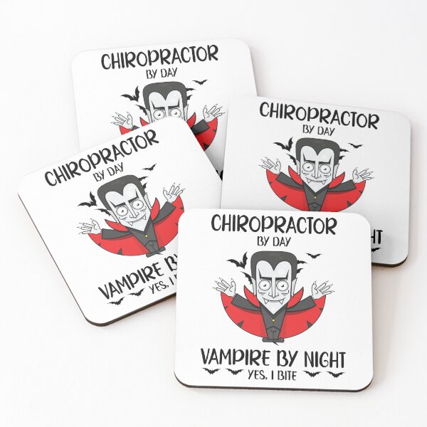 Item preview, Chiropractor by day vampire by night funny Chiropractic Halloween designed and sold by patroart.