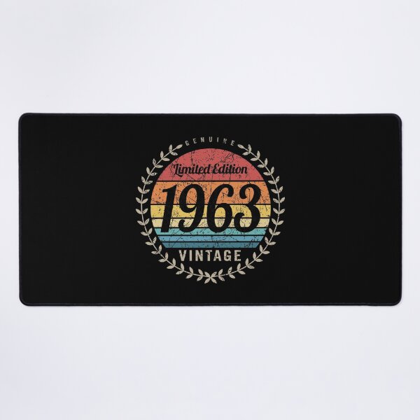 Item preview, 1963 Year Retro Vintage Style Birthday Anniversary Reunion Event Logo designed and sold by hobrath.