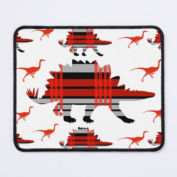Item preview, Red Dinosaur in Plaid designed and sold by EdwardMonet.