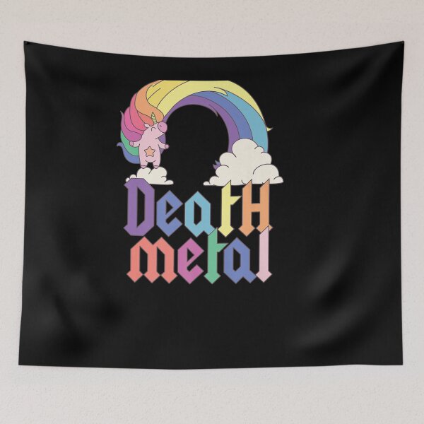 Artikelvorschau, Death Metal Unicorn Rockmusikliebhaber entworfen und verkauft von aliceshe.