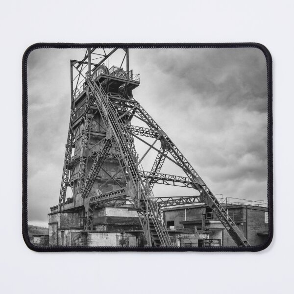 Item preview, Tower Colliery - Welsh coal mine - black and white designed and sold by iCimages.net.