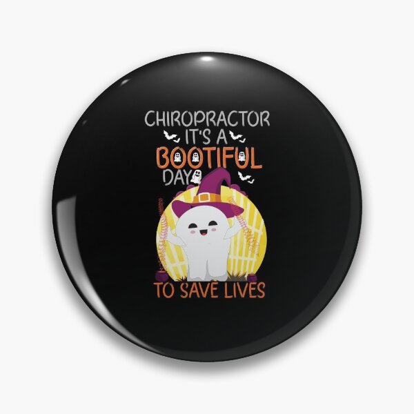 Item preview, Chiropractor it's a bootiful day to save lives funny Chiropractic Halloween designed and sold by patroart.
