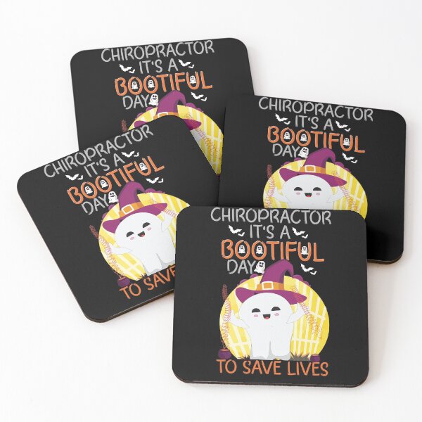 Item preview, Chiropractor it's a bootiful day to save lives funny Chiropractic Halloween designed and sold by patroart.