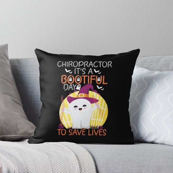 Item preview, Chiropractor it's a bootiful day to save lives funny Chiropractic Halloween designed and sold by patroart.