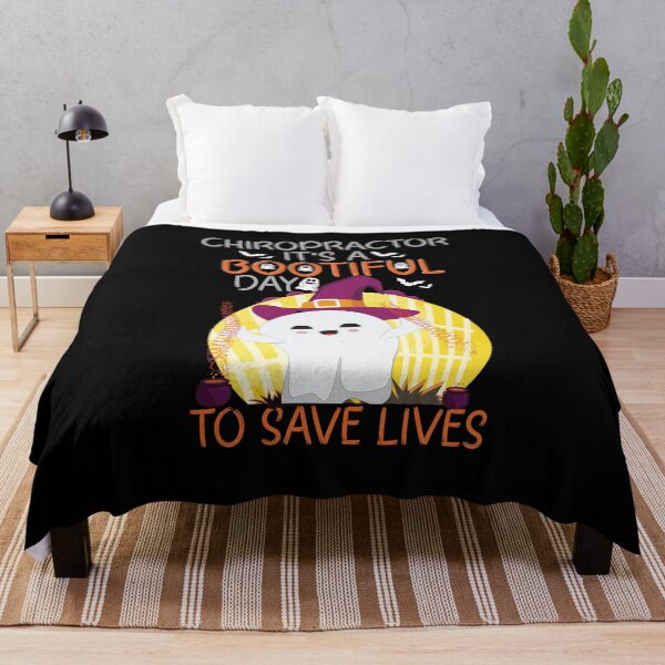 Item preview, Chiropractor it's a bootiful day to save lives funny Chiropractic Halloween designed and sold by patroart.