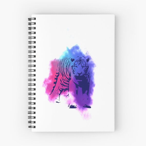 Item preview, Blue Mixed Watercolour Tiger designed and sold by DAFIN.