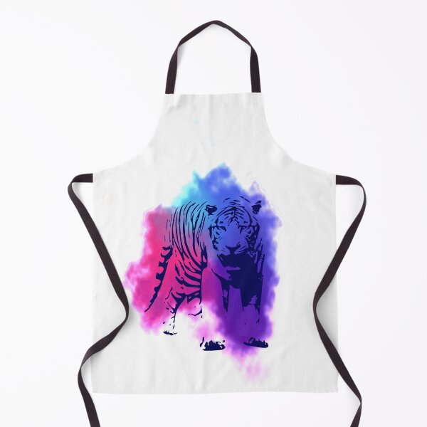 Item preview, Blue Mixed Watercolour Tiger designed and sold by DAFIN.