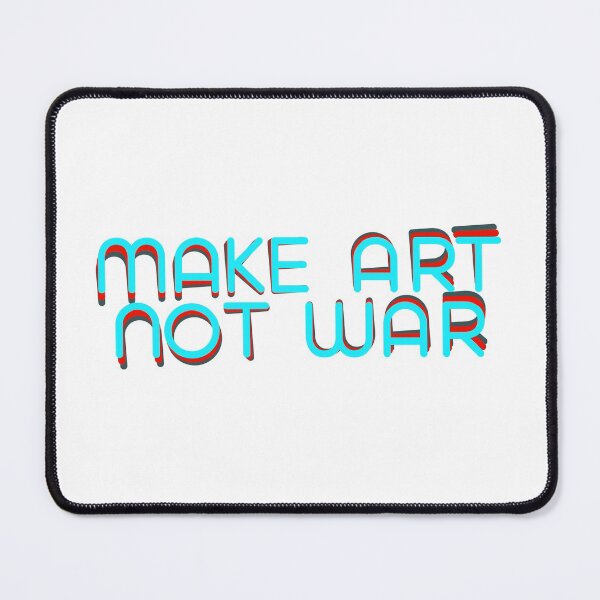 Item preview, Make art not war - neon designed and sold by annaguerrawords.