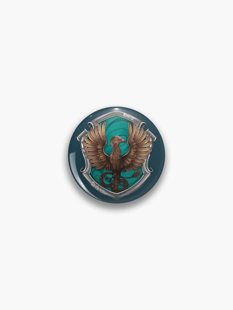 Ravenclaw Crest Glitter Pin