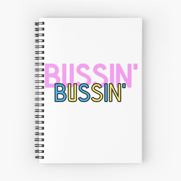 Item preview, bussin' gen z meme phrase pink blue yellow designed and sold by Captain-Jackson.