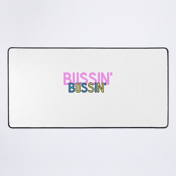 Item preview, bussin' gen z meme phrase pink blue yellow designed and sold by Captain-Jackson.