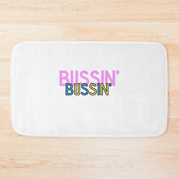 Item preview, bussin' gen z meme phrase pink blue yellow designed and sold by Captain-Jackson.