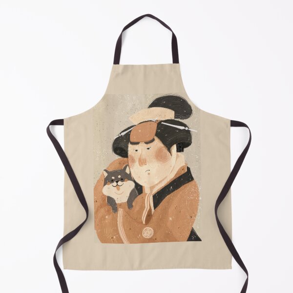 Item preview, Japanese Classic Painting Ukiyo-e Sharaku kabuki with shiba inu dog designed and sold by lisasaputra.
