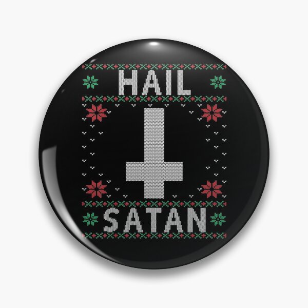 Item preview, Hail Satan Ugly Christmas Pajamas Satanic Death Metal Goth designed and sold by aliceshe.