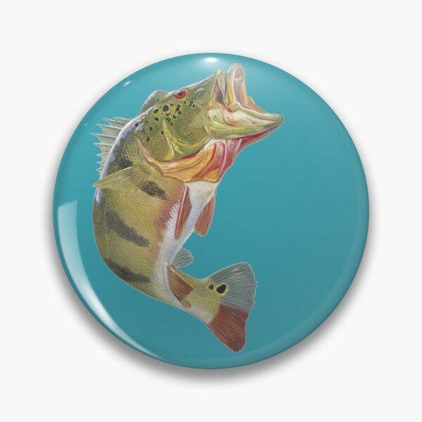 Item preview, Peacock bass designed and sold by Broken Antler Designs .