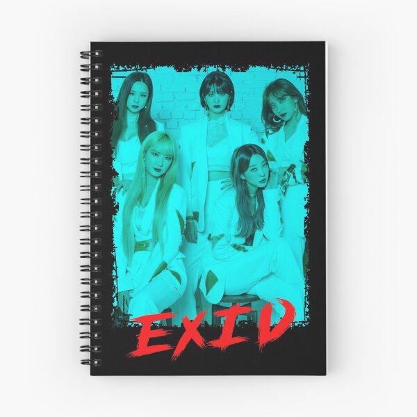 Item preview, EXID Kpop Group Members Blue Korean Kpop RGB Color Design designed and sold by Piosenka Art.