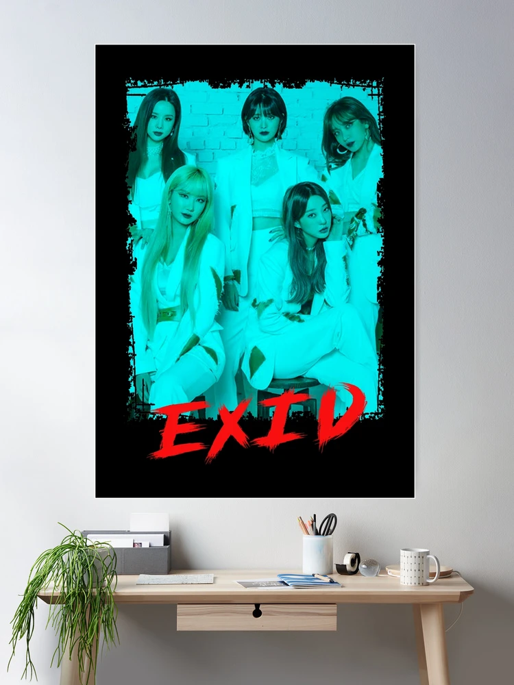 EXID Kpop Group Members Blue Korean Kpop RGB Color Design