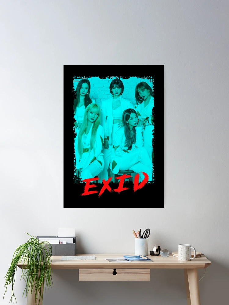 EXID Kpop Group Members Blue Korean Kpop RGB Color Design