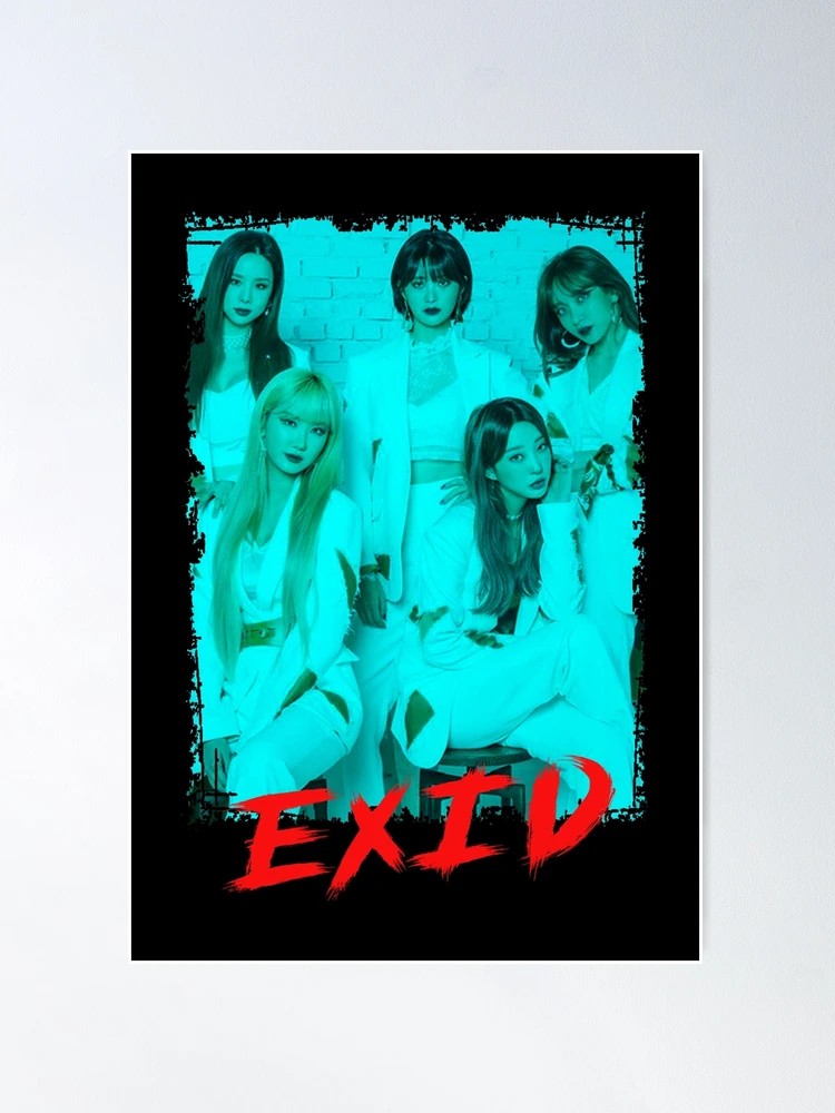 EXID Kpop Group Members Blue Korean Kpop RGB Color Design