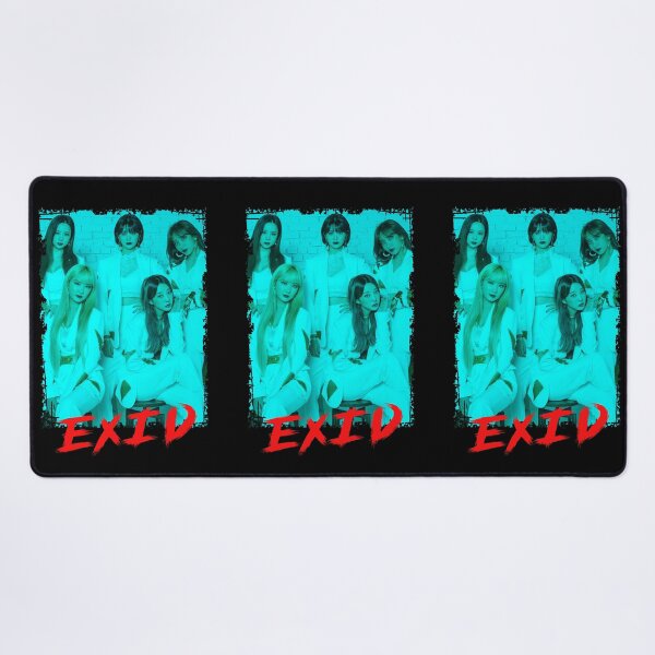 Item preview, EXID Kpop Group Members Blue Korean Kpop RGB Color Design designed and sold by Piosenka Art.