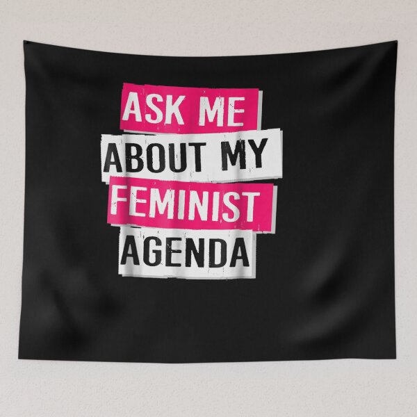 Item preview, Ask Me About My Feminist Agenda Feminism designed and sold by lucretia155.