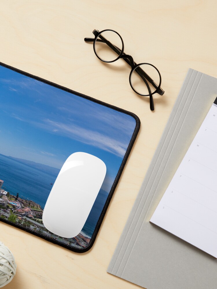 Thumbnail 3 of 5, Mouse Pad, Tenerife Los Gigantes panorama designed and sold by SteveEveritt.