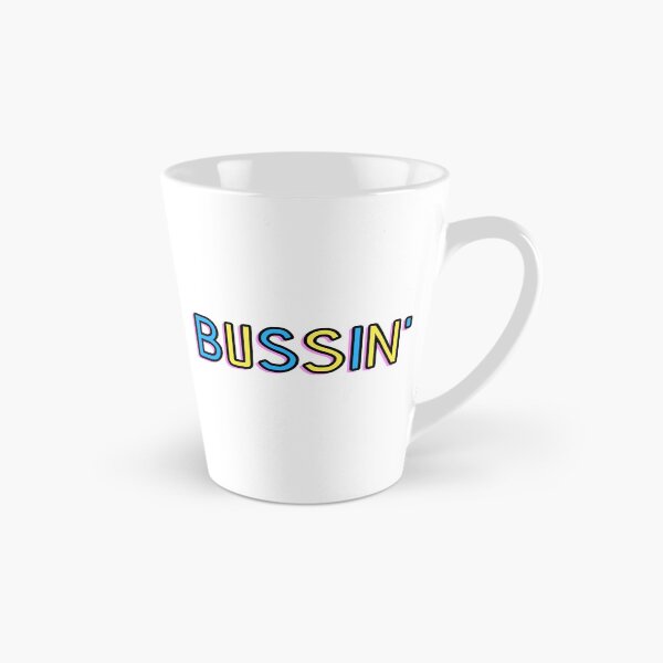 Item preview,  bussin' gen z meme phrase pink blue yellow designed and sold by Captain-Jackson.