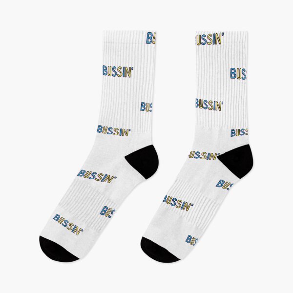 Item preview,  bussin' gen z meme phrase pink blue yellow designed and sold by Captain-Jackson.