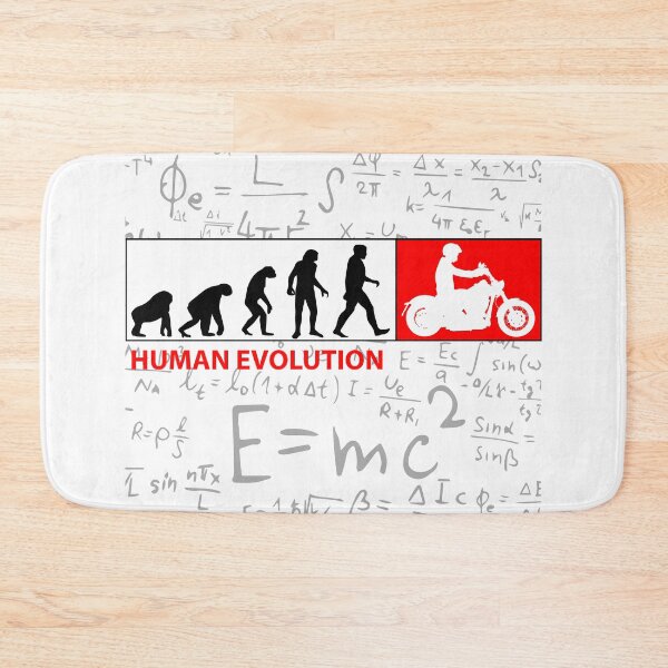 Item preview, Human Evolution Harley Rider designed and sold by ClavoSquare.