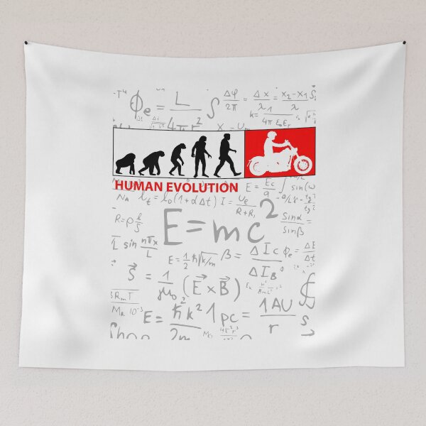 Item preview, Human Evolution Harley Rider designed and sold by ClavoSquare.