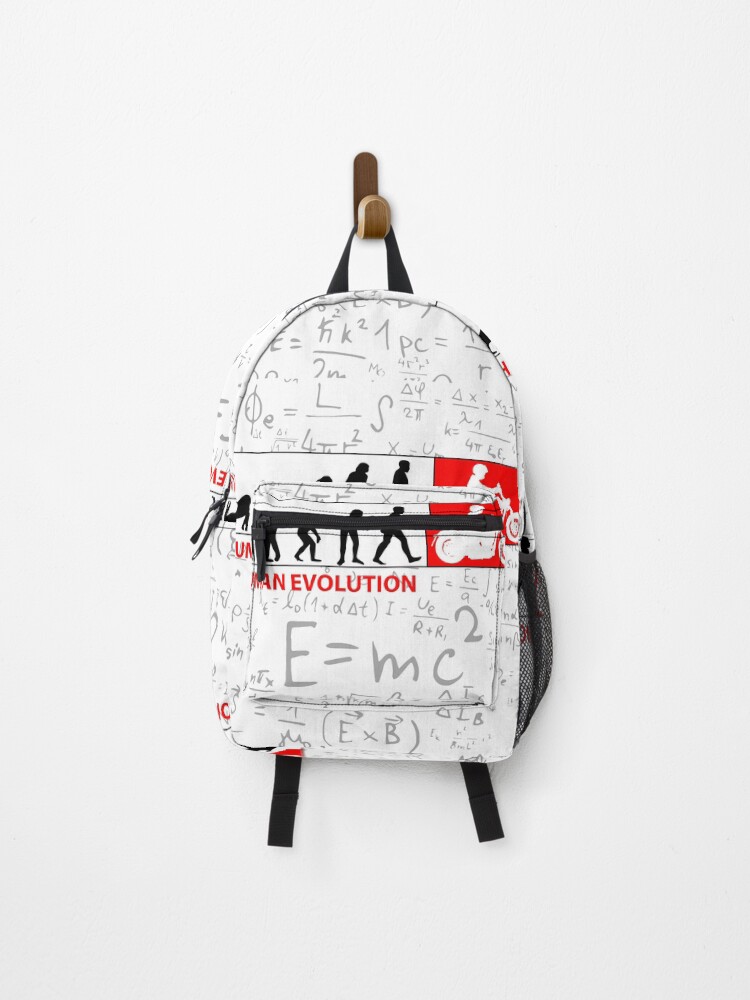 Thumbnail 1 of 3, Backpack, Human Evolution Harley Rider designed and sold by ClavoSquare.