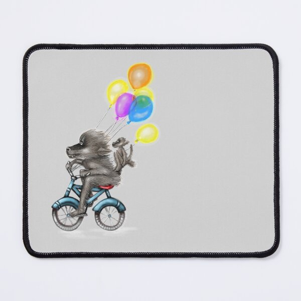 Item preview, Balloon-Bearing, Bicycling Baboons designed and sold by Cherie Roe Dirksen.