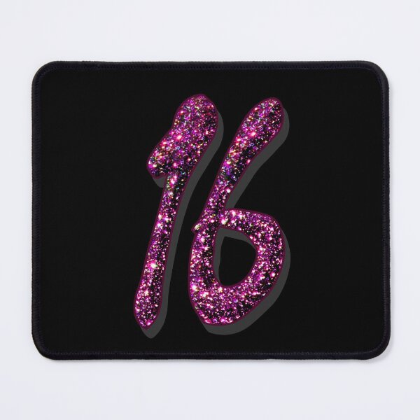 Item preview, Number Sixteen for 16th Birthday - Sweet Sixteen designed and sold by GlamourChick.