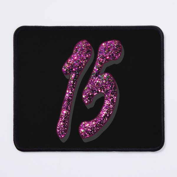 Item preview, Number fifteen fifteen - birthday anniversary date age designed and sold by GlamourChick.