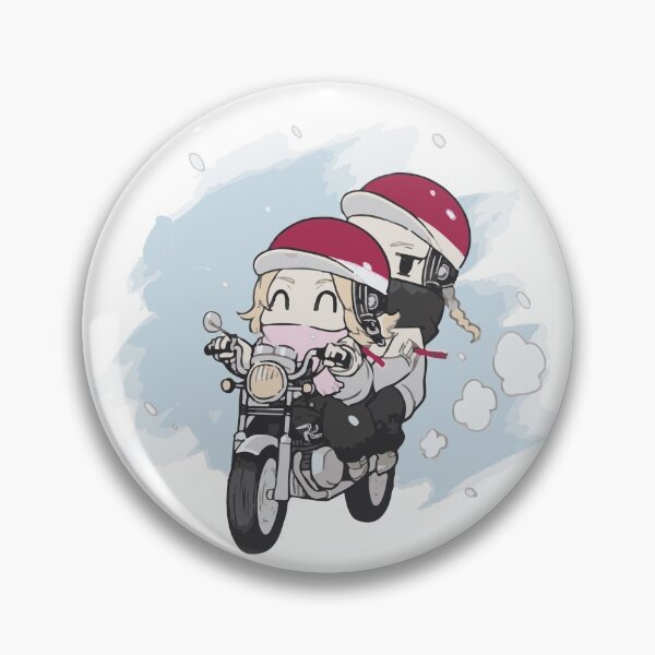 Item preview,  tokyo R - doraken X mikey chibi sticker designed and sold by Mahisterha.