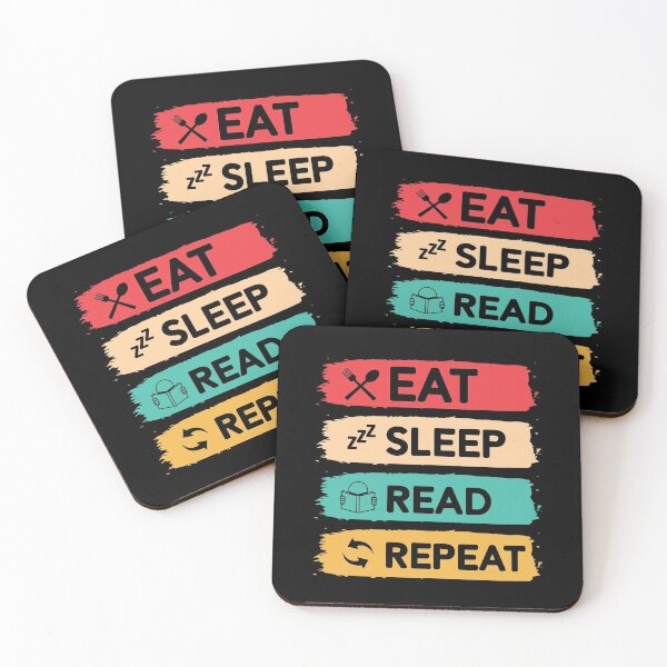 Item preview, Eat sleep read repeat designed and sold by YR MART.