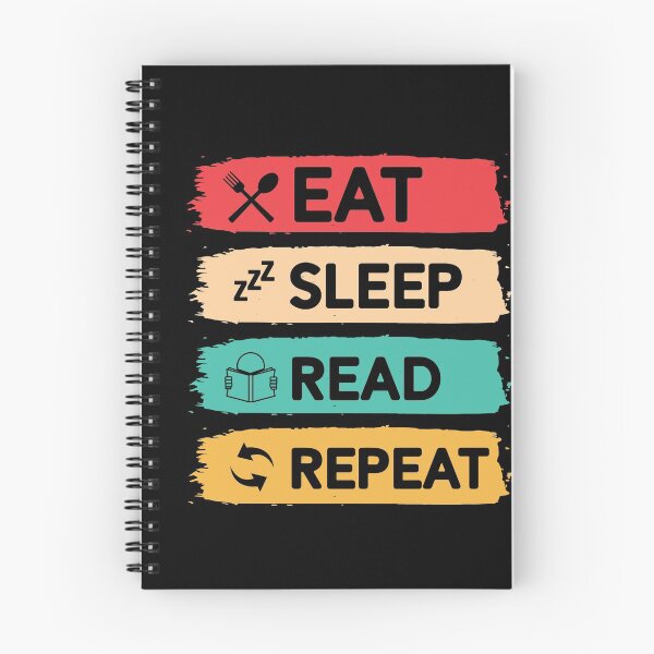 Artikelvorschau, Eat sleep read repeat entworfen und verkauft von YR MART.