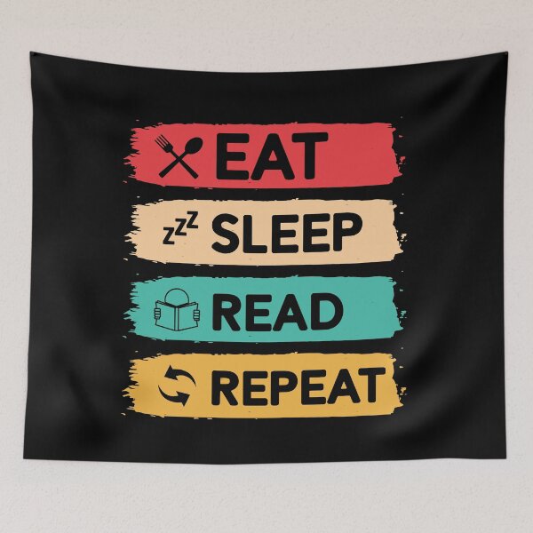 Item preview, Eat sleep read repeat designed and sold by YR MART.