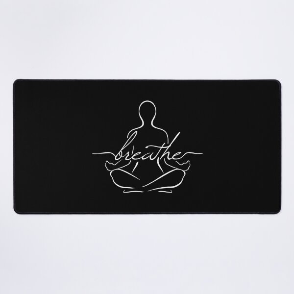 Item preview, Breathe Yoga Sitting Pose Silhouette designed and sold by hobrath.