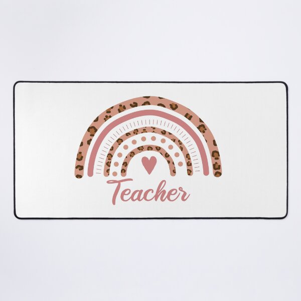 Item preview, Teacher Leopard Rainbow designed and sold by Ridaelb.