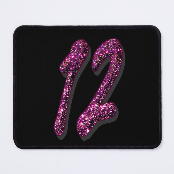 Item preview, Number Twelve 12 - Date Age Birthday Anniversary designed and sold by GlamourChick.